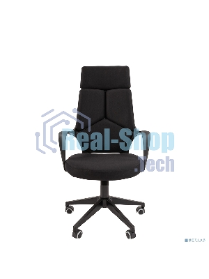 Кресло Chairman 525 черный, ткань, 120 кг
