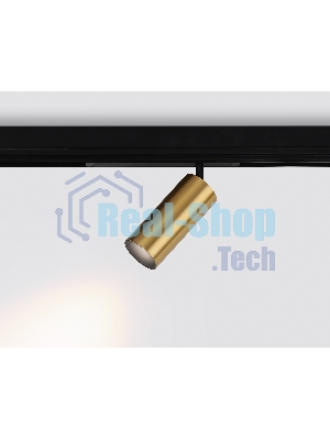 Управляемый светодиодный светильник для шинопровода Magnetic Ambrella light GL1233 GD золото IP20 24W 3000K-6400K 220V 36° D65*140 (Без ПДУ)