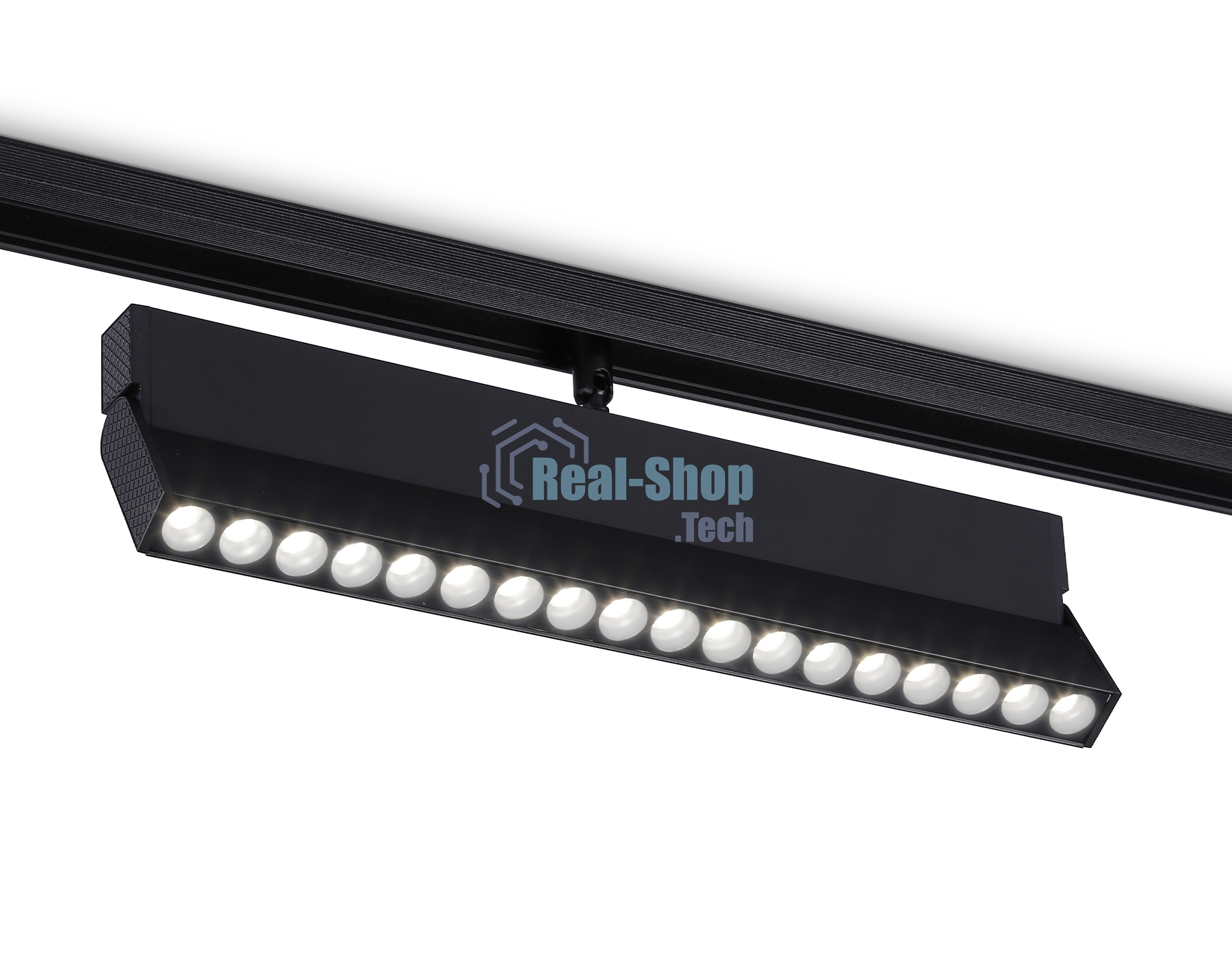 Светильник трековый светодиодный GL4081 BK черный 18W 4200K 48V 24° 325*22*45