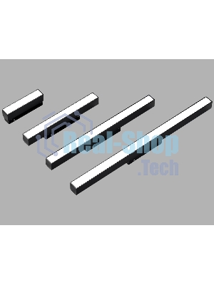 Трековый линейный светильник Ambrella light GL8035 BK черный IP20 9W 3000-6000K 220V 120° 220*25*41