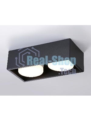 Светильник накладной TN70829/2 BK черный GX53/2 max 12W 200*100*60