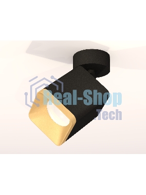 Светильник Ambrella Light XM7813004 SBK/SGD черный песок/золото песок MR16 GU5.3 (A2210, C7813, N7704)