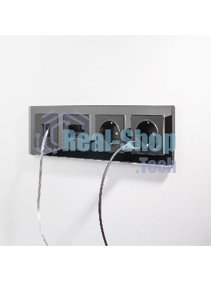 Розетка Ethernet RJ-45 (черный матовый)
