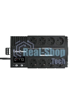 Источник бесперебойного питания CyberPower BS850E NEW линейно-интерактивный 850ВА/480Вт, 4+4 евророзетки, USB UPS Line-Interactive CyberPower BS850E NEW 850VA/480W USB (4+4 EURO)