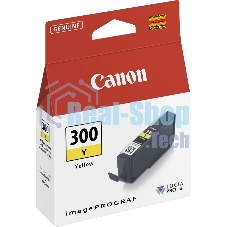 Картридж струйный Canon PFI-300 Y EUR/OCN желтый (530 стр.) для Canon imagePROGRAF PRO-300