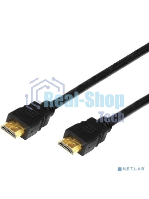 Кабель аудио-видео Cactus CS-HDMI.1.4-1.5 HDMI (m)/HDMI (m) 1.5м. позолоченные контакты черный