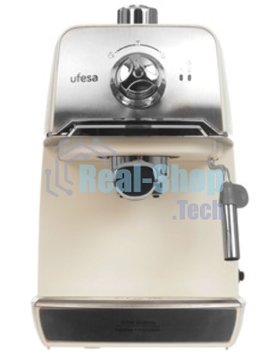 Кофеварка рожковая Ufesa PALERMO WHITE белый, исп. кофе - молотый, 1.5 л, 1350 Вт, 20 бар