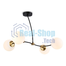 Светитльник Ambrella Light TR2544/4 BK/SB черный/бронза E27/4 max 60W 700*450*450