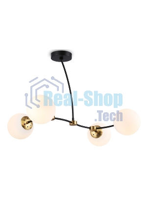 Светитльник Ambrella Light TR2544/4 BK/SB черный/бронза E27/4 max 60W 700*450*450