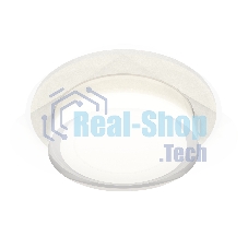 Комплект встраиваемого светильника Ambrella light XC7621043 SWH/FR/CL белый песок/белый матовый/прозрачный MR16 GU5.3 (C7621, N7160)