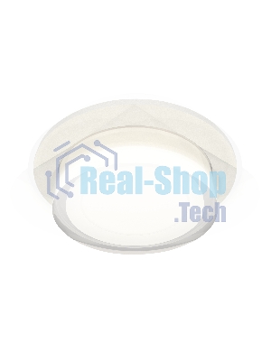 Комплект встраиваемого светильника Ambrella light XC7621043 SWH/FR/CL белый песок/белый матовый/прозрачный MR16 GU5.3 (C7621, N7160)