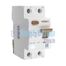 Устройство защитного отключения Werkel 1P+N  40 А  100 mA  AC 6 kA W812P404