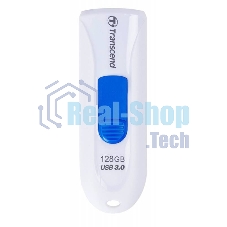 Флешка USB Transcend Jetflash 790 (TS128GJF790W), 128Gb, USB 3.0, R/W 90/40, белый