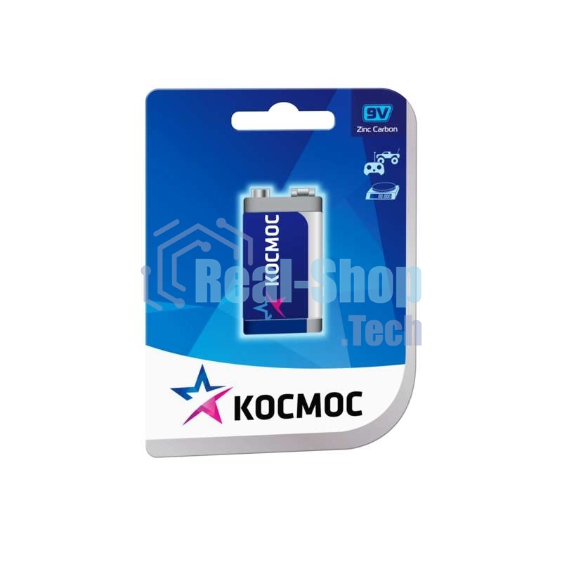 Батарейка Космос KOC6F221BLS 6F22 (блист.1шт.)