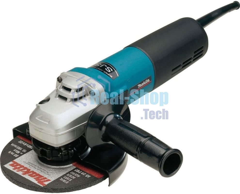 Угловая шлифовальная машина машина Makita 9565CVR 1400Вт 12000об/мин рез.шпин.:M14 d=125мм