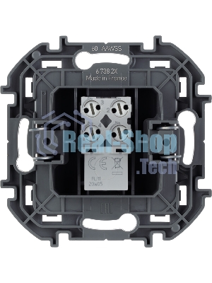 Телефонная розетка RJ11 алюминий