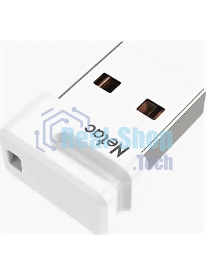 Флешка USB Netac U116 mini (NT03U116N-032G-32WH USB), 32Gb, USB 3.2, R/W 90/30, белый