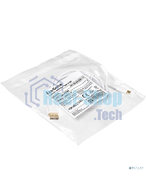 Кабель-адаптер Type-C-DP ExeGate EX-CM-DP20M-1.0 (USB Type-C/20M, 1,0м)