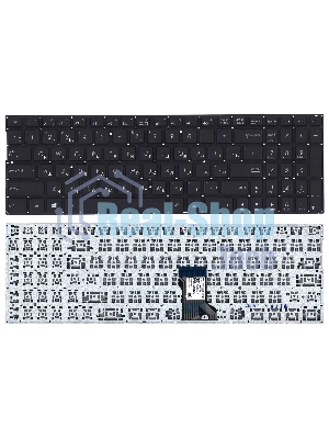 Клавиатура для ноутбука Asus Q552 черная с подсветкой