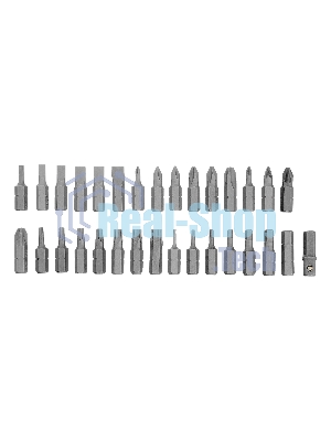 Отвертка Сибртех ревер. + биты, 41 пред., PH+PZ+SL+H+T, CrV, 2к рукоятка