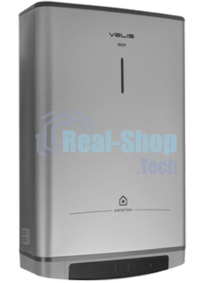 Водонагреватель электрический Ariston Velis Lux Inox PW ABSE WIFI 50 серебристый, накопительный, 50 л, 2,5 кВт