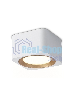 Светильник накладной TN70831 WH/GD белый/золото GX53 max 12W 96*96*60