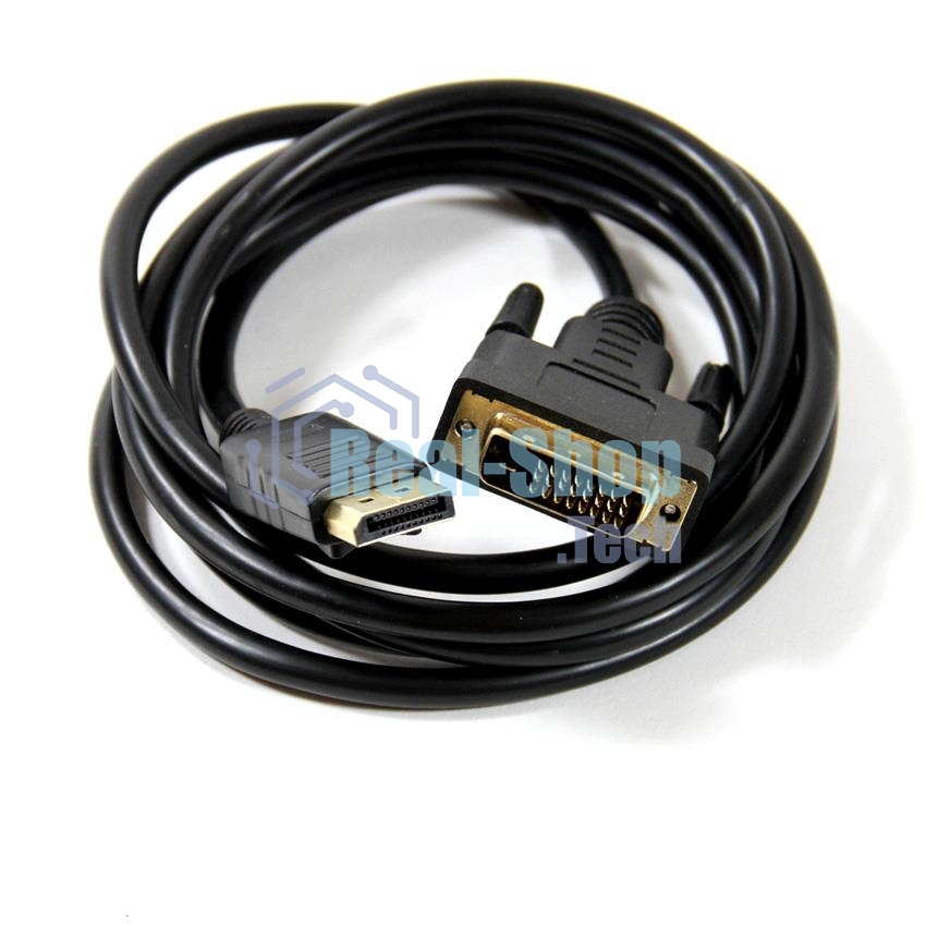 Кабель-переходник DisplayPort---DVI_M/M 1,8м Telecom TA668-1.8M