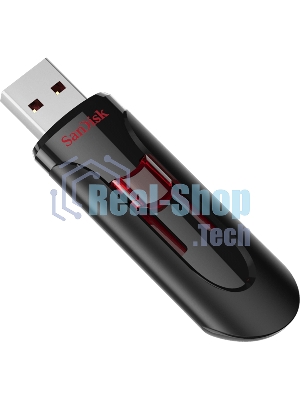 Флешка USB Sandisk CZ600 Cruzer Glide (SDCZ600-128G-G35), 128Gb, USB 3.0, R/W 100/20, черный