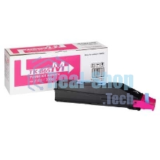 Картридж лазерный Kyocera TK-865M (1T02JZBEU0) пурпурный для TASKalfa 250ci/300ci 12000 стр.