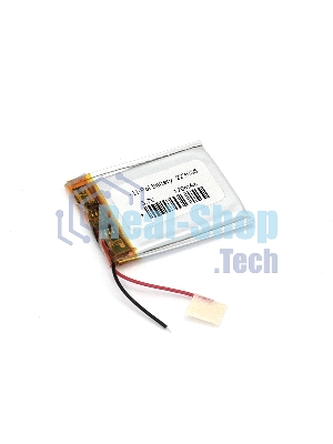 Аккумулятор Li-Pol (батарея) 2.2x30x35мм 2pin 3.7V/170mAh