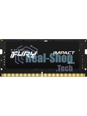 Оперативная память Kingston Fury Impact, DDR5, 16Gb (1x16Gb), 6000MHz, CL38, ECC SO-DIMM