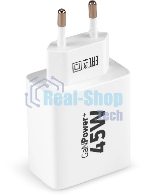 Сетевое зарядное устройство Digma Pro DPW4A 45W 3A (PD+QC) USB-C/USB-A универсальное белый (DPW4A5GX11WH)