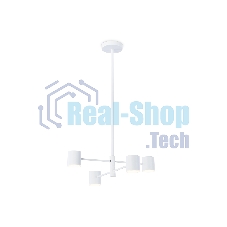 Подвесной светодиодный светильник Ambrella light FL51705/4 WH белый 3000K/4200K/6400K 20W D500*780 (Без ПДУ)