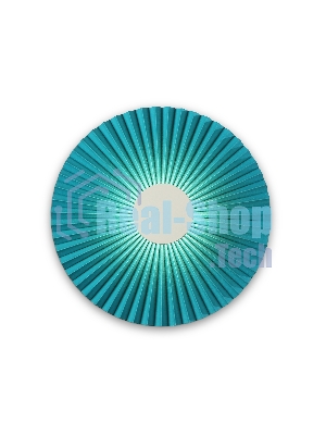 Настенный светильник Ambrella light LH72651 WH/GR белый/бирюзовый 6W 3000K D300*100