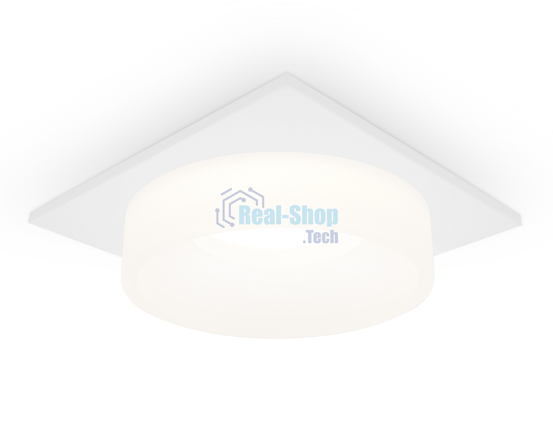 Светильник Ambrella light TN1314 SWH/FR белый песок/белый матовый GU5.3 92*92*45