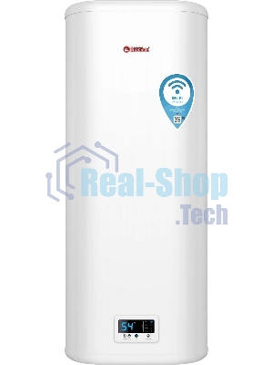Водонагреватель электрический Thermex IF 100 V (pro) Wi-Fi белый, накопительный, 100 л, 2 кВт, настенный, вертикальный, плоский, с управлением по Wi-Fi