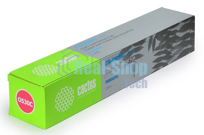Картридж лазерный Cactus CS-O530C голубой (5000 стр.) для OKI C530