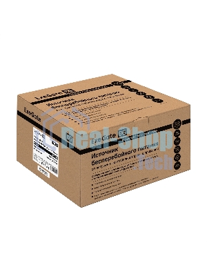 Источник бесперебойного питания ExeGate NEO NNB-850.LED.AVR.8SH.CH 850VA/510W, LED, AVR, 8*Schuko, 4*USB-порта для зарядки, черный
