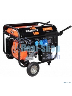 Электрогенератор бензиновый Patriot GP 7210LE, 6.5 кВт, 78 дБ, 86 кг