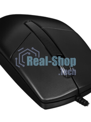 Мышь проводная A4Tech N-530S черный, 1200 dpi, USB, кнопки - 3