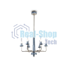 Люстра Ambrella light LH53124/6 GD/WH/GB золото/белый/серо-синий 10W 3000K D660*1120