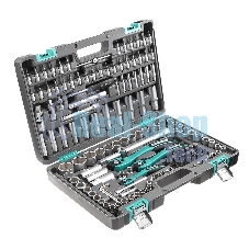 Набор инструментов Stels 141141/4'' 3/8'' 1/2'' cr-v s2 усиленный кейс 151 предм.