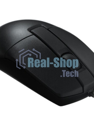 Мышь проводная A4Tech OP-330 черный, 1200 dpi, USB, кнопки - 3