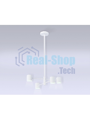 Подвесной светодиодный светильник Ambrella light FL51705/4 WH белый 3000K/4200K/6400K 20W D500*780 (Без ПДУ)