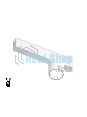 Управляемый светодиодный светильник для шинопровода Magnetic Ambrella light GL1241 WH белый IP20 7W 3000K-6400K 220V 24° D75*85 (Без ПДУ)