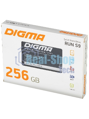 Накопитель SSD Digma Run S9, 256Gb, SATA III, 2.5