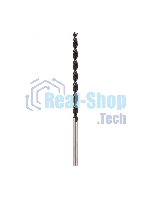 Сверло по дереву Сибртех, 10х300 мм, цилиндрический хвостовик