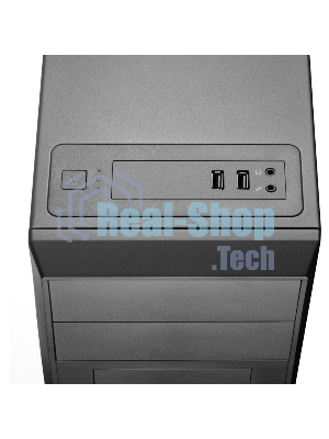 Компьютерный корпус без блока питания Foxline FL-302, ATX, 2x5.25EXT, 1x3.5EXT, 4x3.5INT, 2xUSB 2.0, HDA, w/o FAN, w/o PSU, NO pwr cord