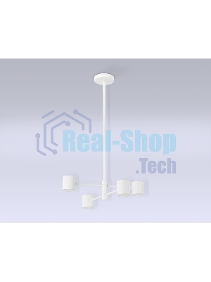 Подвесной светодиодный светильник Ambrella light FL51705/4 WH белый 3000K/4200K/6400K 20W D500*780 (Без ПДУ)