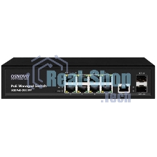Коммутатор Osnovo SW-80802/L(150W) 8G 2SFP 8PoE+ 150W управляемый